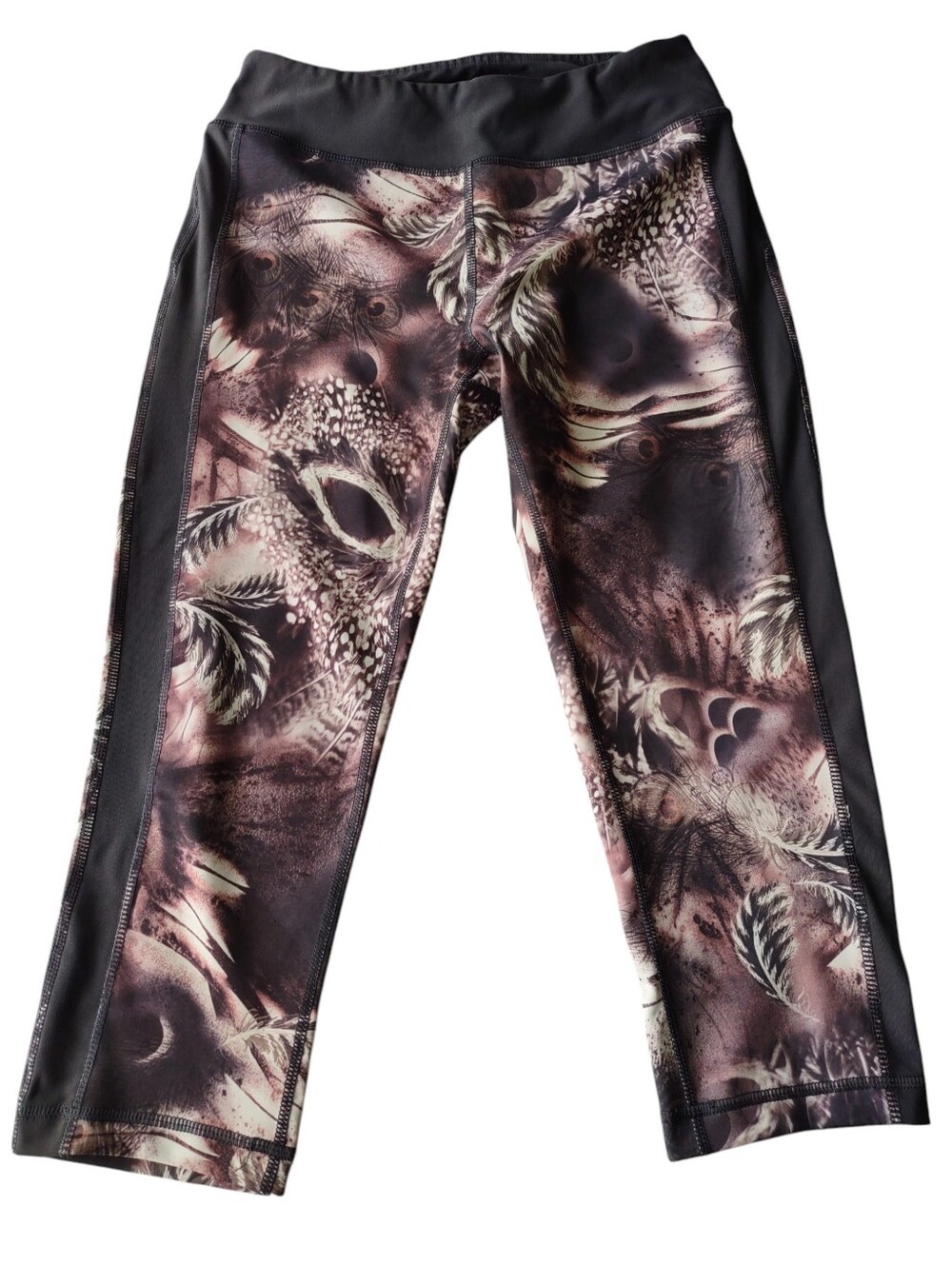 Ki Pro Performance Small Peacock Cropped Leggings